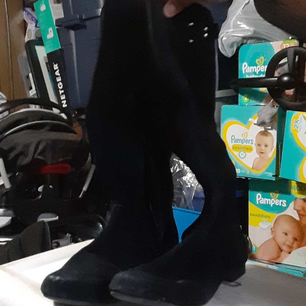 Black calf Boots